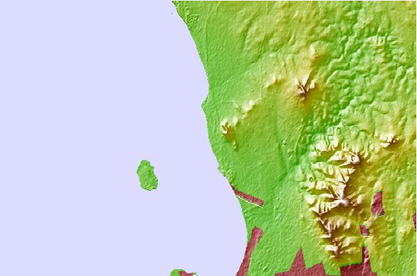Surf spots located close to Derde Steen