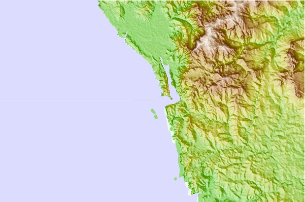 Surf spots located close to Derecha Secreta