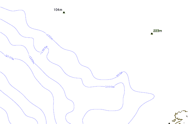 Shoreline around Despretes
