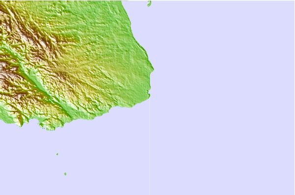 Surf spots located close to Destiladeros