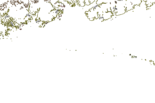 Shoreline around Destin