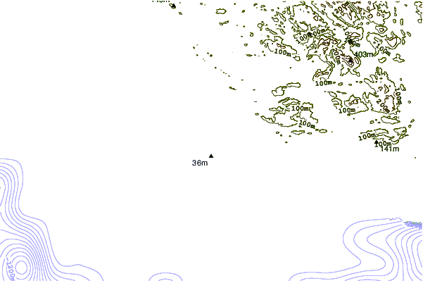 Shoreline around Dewata