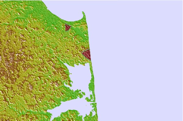 Surf spots located close to Dewey Beach