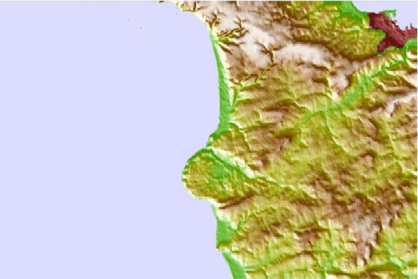 Surf spots located close to Dielette Shore Break