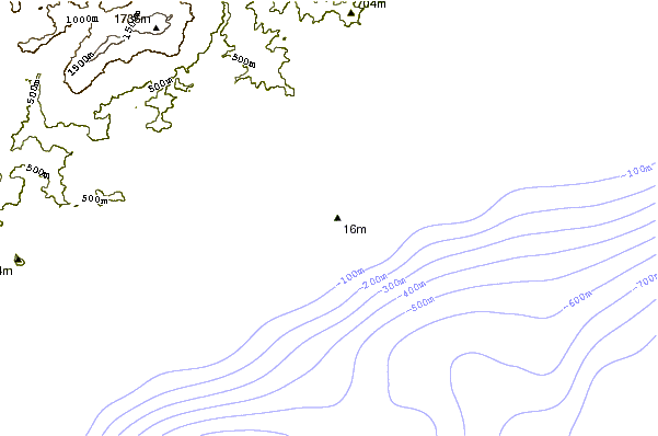Shoreline around Digger