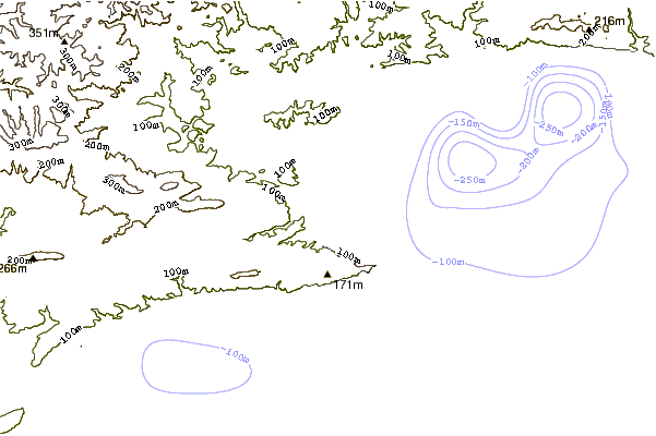 Shoreline around Ding Dangs