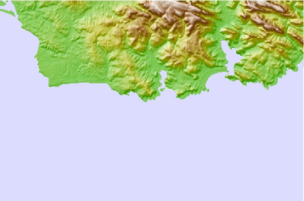 Surf spots located close to Dinner Plates
