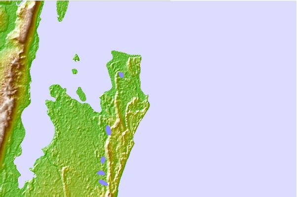 Surf breaks located close to Dinos Left