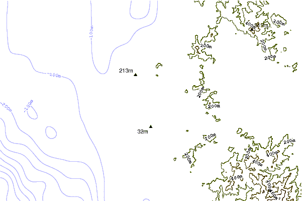 Shoreline around Diria