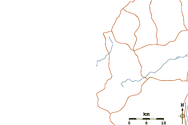 Roads and rivers around Diria