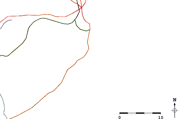 Roads and rivers around Diva (Mar del Plata)