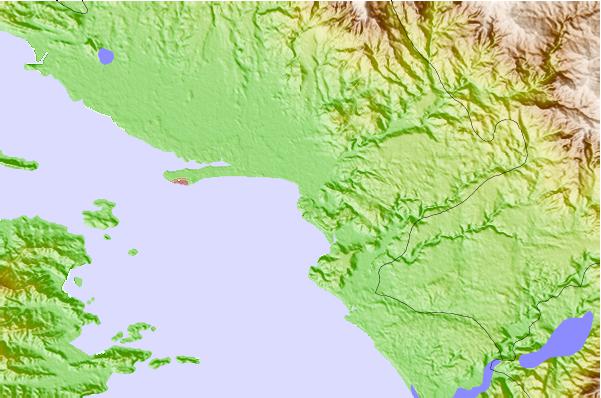 Surf spots located close to Dona Ana