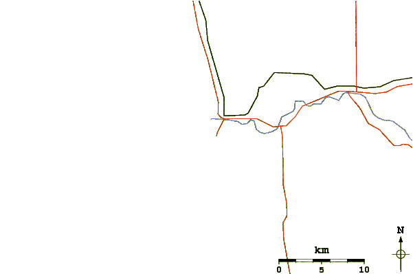 Roads and rivers around Dongara-Port Denison