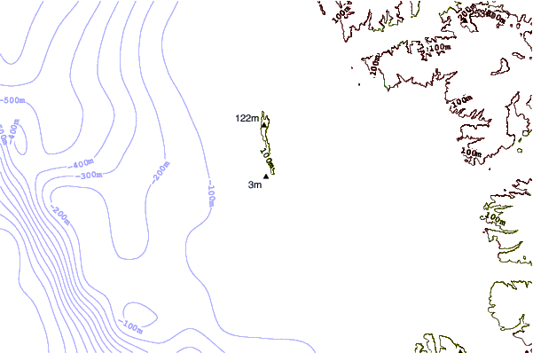 Shoreline around Donuts