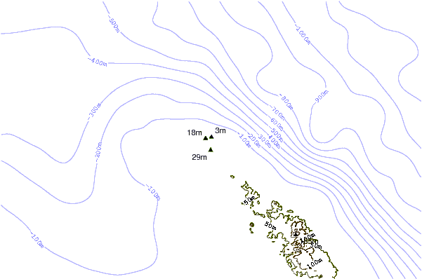 Shoreline around Dooms
