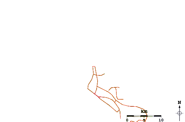 Roads and rivers around Dooms