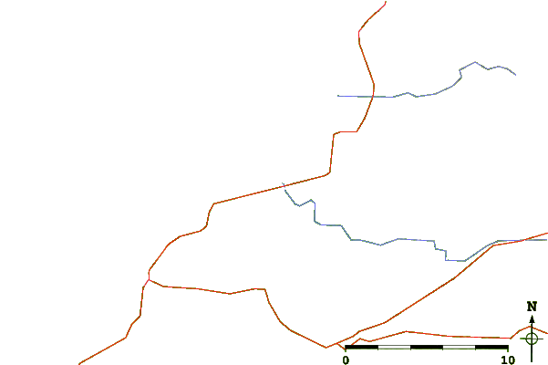 Roads and rivers around Doonbeg Castle