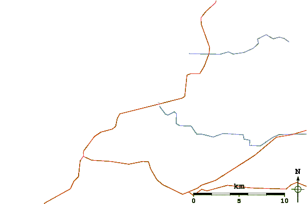 Roads and rivers around Doonbeg Castle