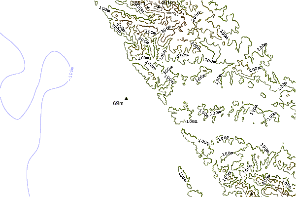 Shoreline around Doran Beach