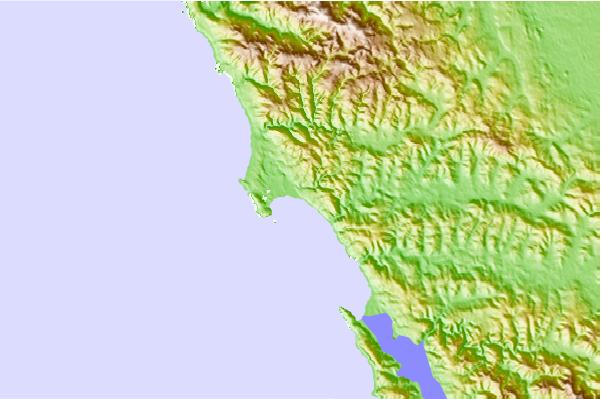 Surf spots located close to Doran Beach