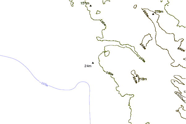 Shoreline around Doring Bay