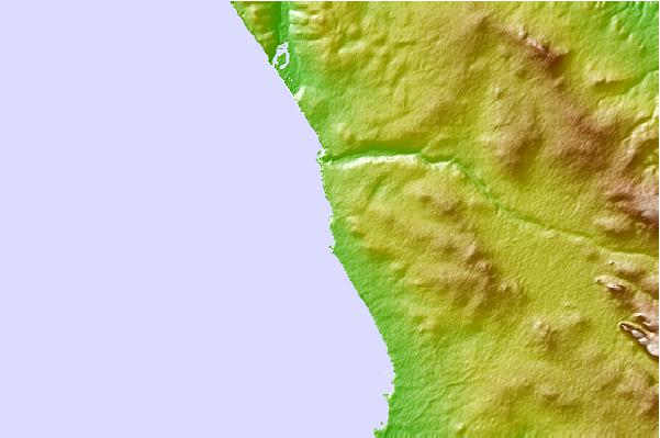Surf spots located close to Doring Bay