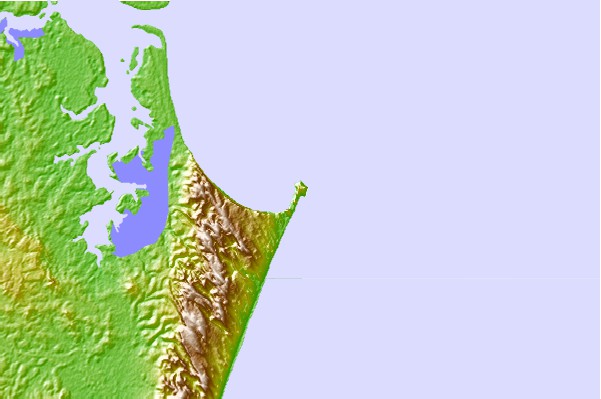 Surf spots located close to Double Island Point - East Side