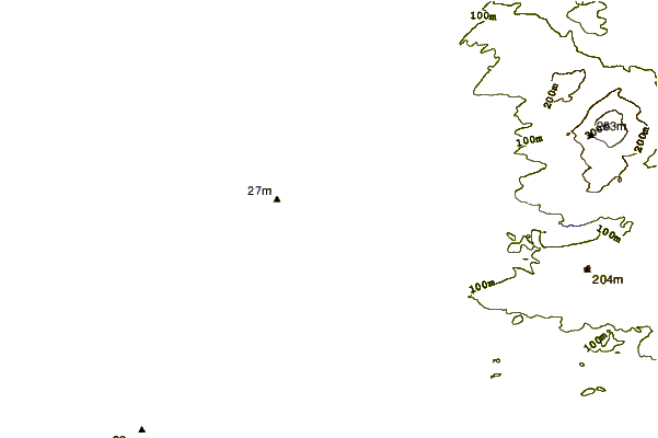 Shoreline around Doughmore