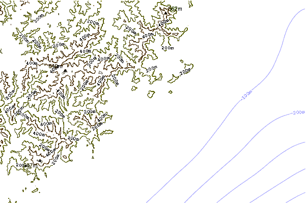 Shoreline around Dragons Leaf