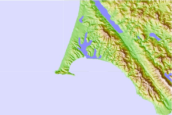 Surf spots located close to Drakes Bay