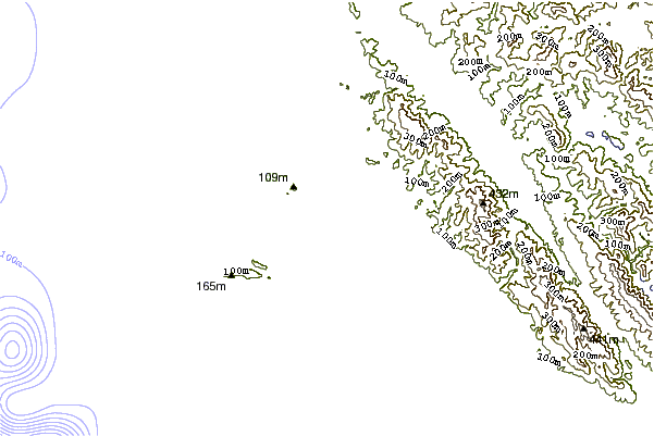 Shoreline around Drakes Estero