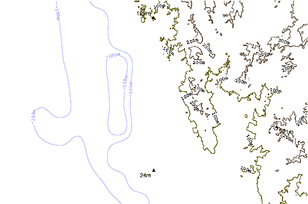 Shoreline around Drummonds