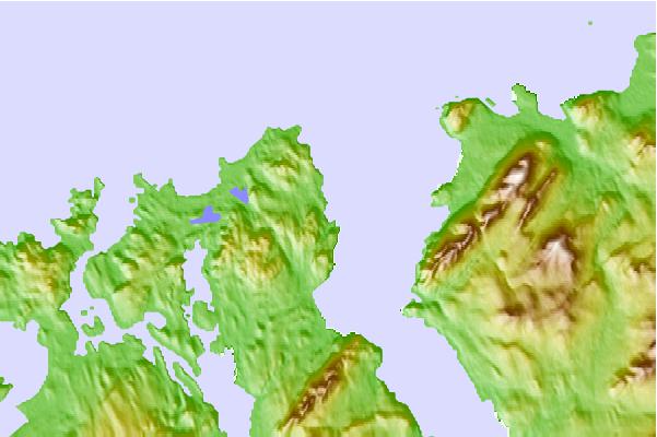 Surf spots located close to Drumnacraig Beach