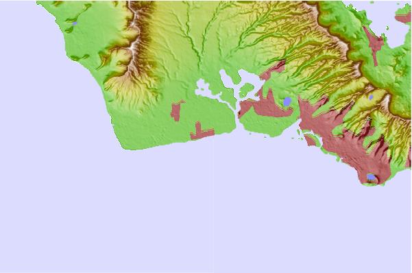 Surf spots located close to Duds Reef