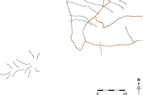 Roads and rivers around Dumps
