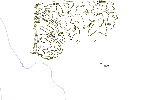 Shoreline around Dunaverty Bay