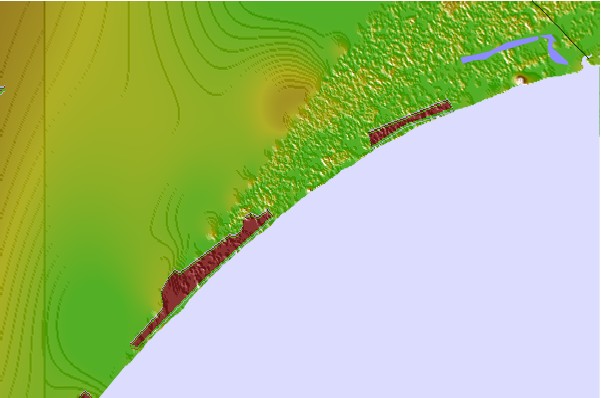 Surf spots located close to Dunes Cove
