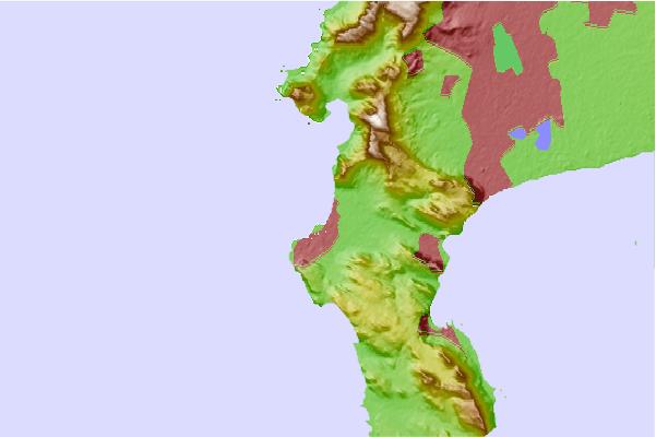 Surf spots located close to Dunes