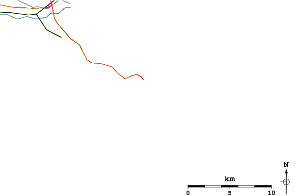 Roads and rivers around Durlston