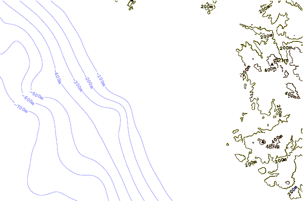 Shoreline around Dutches A Frame