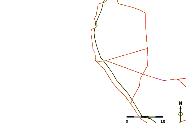 Roads and rivers around Dwarka Beach
