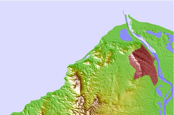 Surf spots located close to EL Muelle