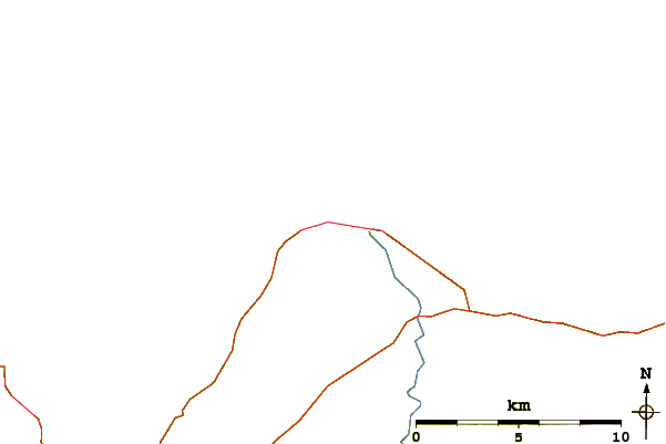 Roads and rivers around EaskyLeft