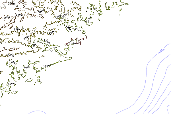 Shoreline around Eastern Beach