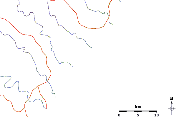Roads and rivers around Ebalow