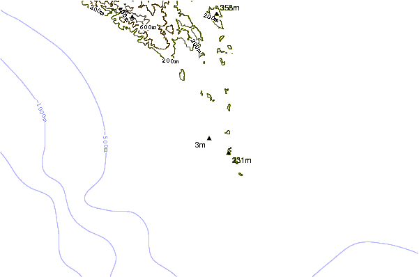 Shoreline around Eclipse