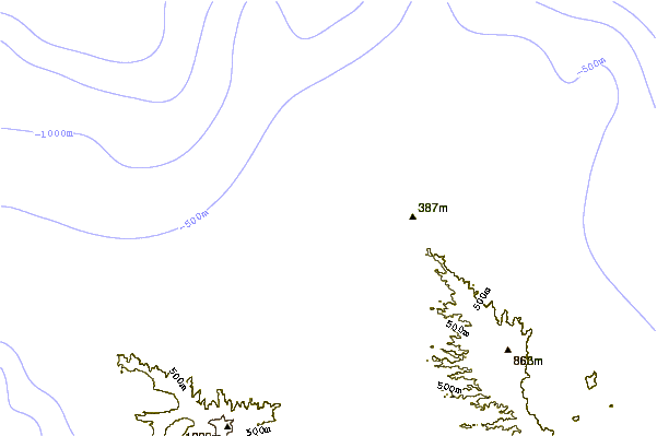 Shoreline around Ehukai/Gums