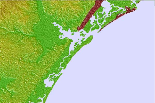 Surf spots located close to 8th Street Jetty
