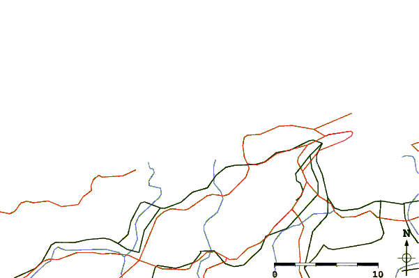 Roads and rivers around El Arenal