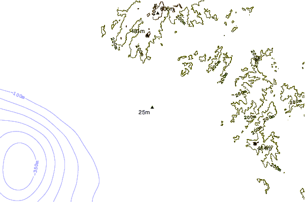 Shoreline around El Astillero